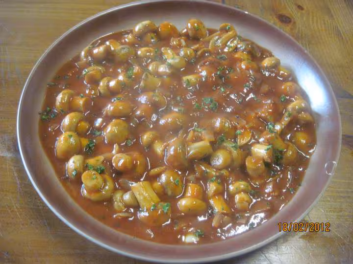 Champignons au vin blanc