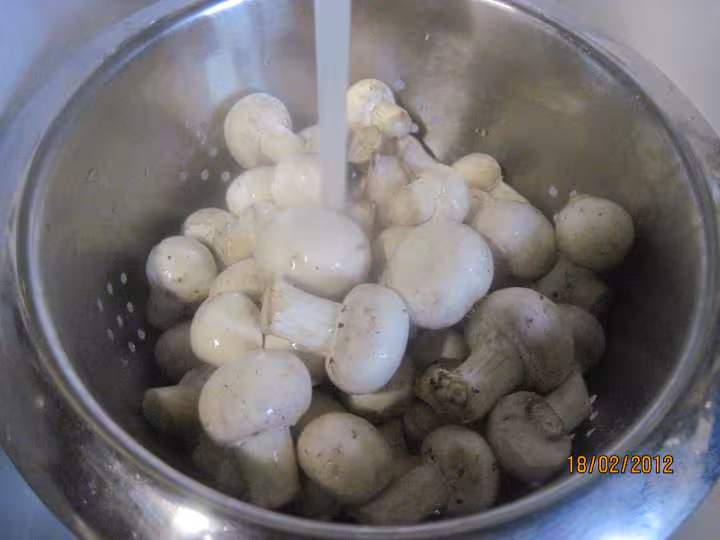 Champignons au vin blanc
