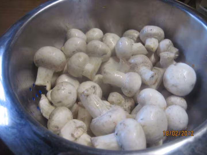 Champignons au vin blanc
