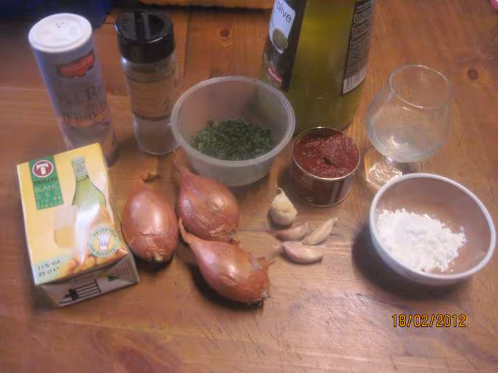Champignons au vin blanc