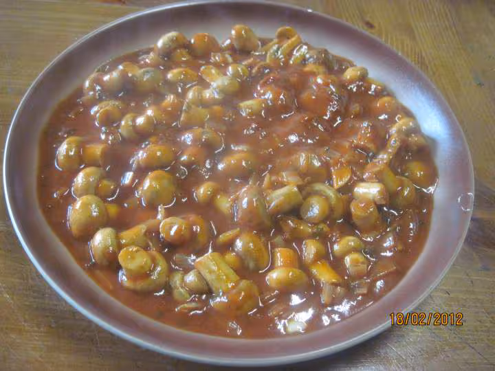 Champignons au vin blanc