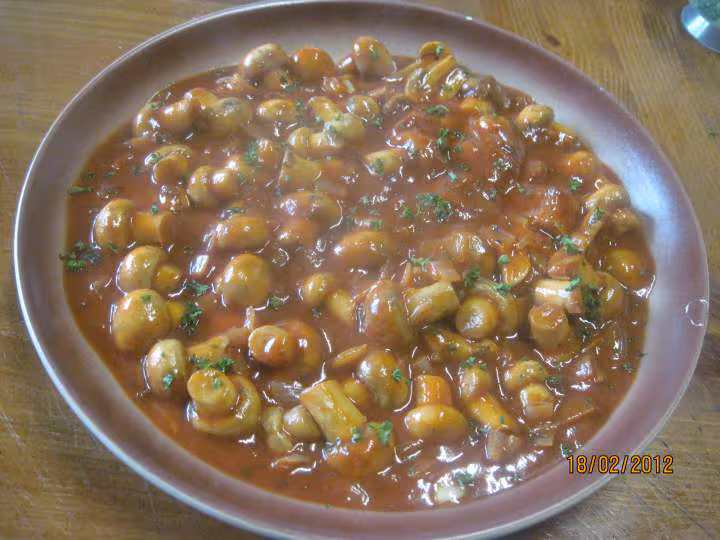 Champignons au vin blanc
