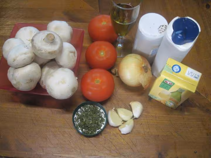 Champignons au vin blanc