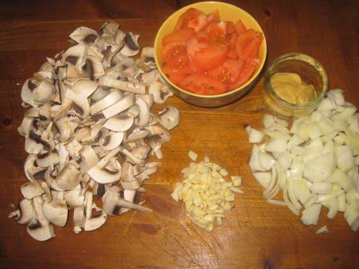 Champignons au vin blanc