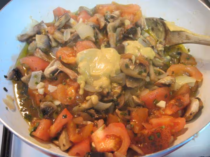 Champignons au vin blanc