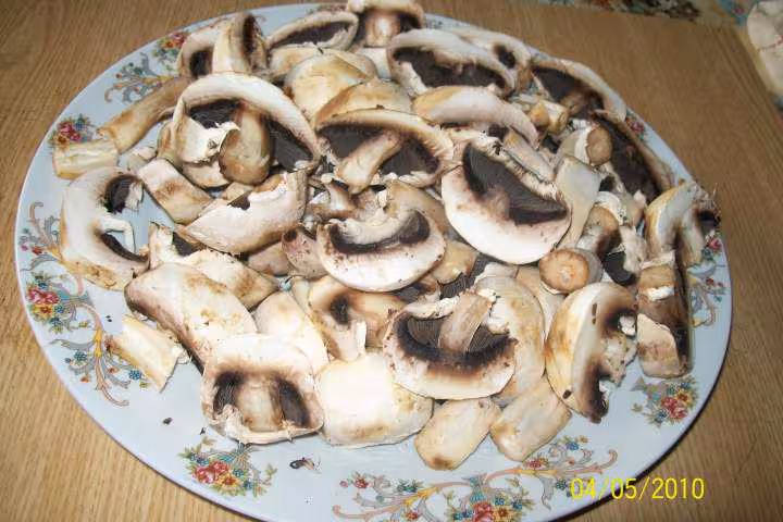Champignons en sauce mo