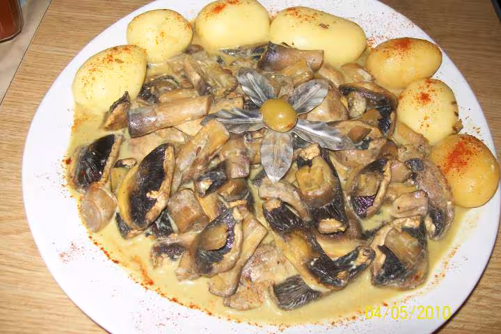 Champignons en sauce mo