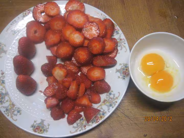 Charlotte aux fraises et mascarpone