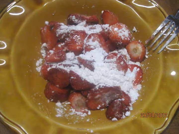 Charlotte aux fraises et mascarpone