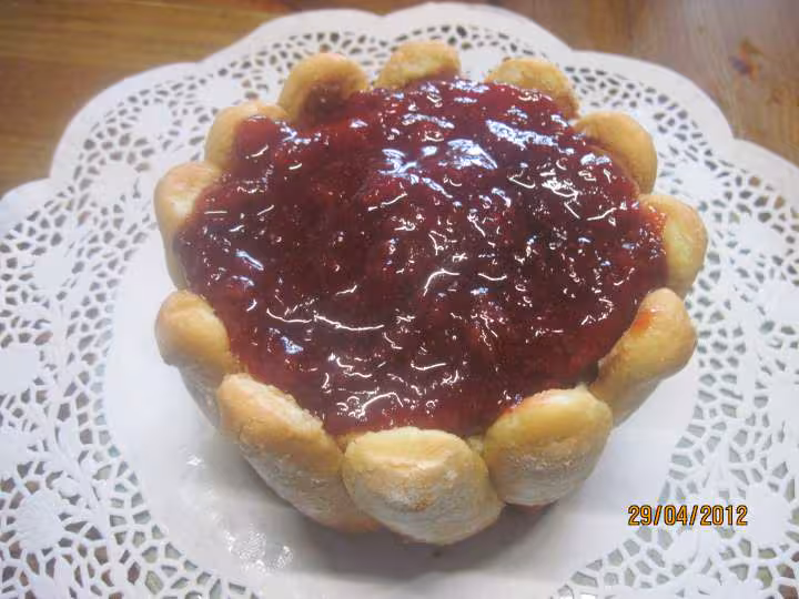 Charlotte aux fraises et mascarpone