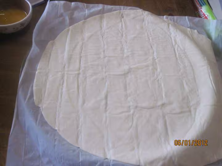 Chausson a la frangipane facon pate brisee