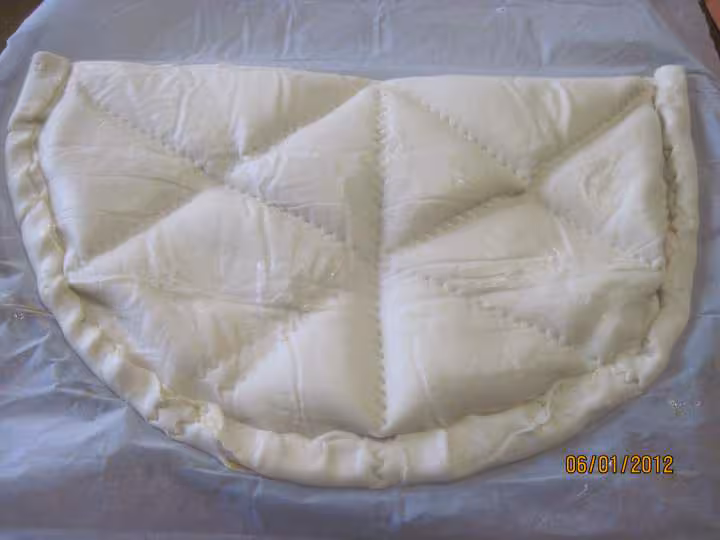 Chausson a la frangipane facon pate brisee