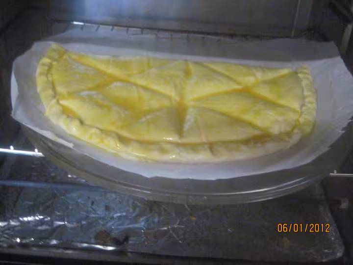 Chausson a la frangipane facon pate brisee