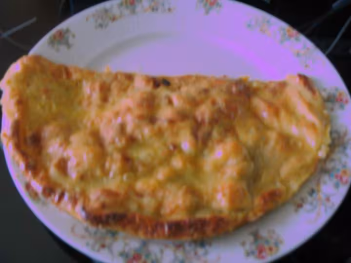 Chausson au pomme rhubarbe cuit