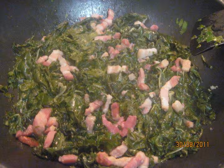 Chausson de feuilles de blette et lardons