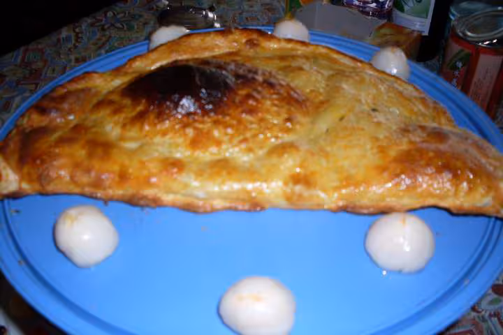 Chausson de lychees compote de pommes