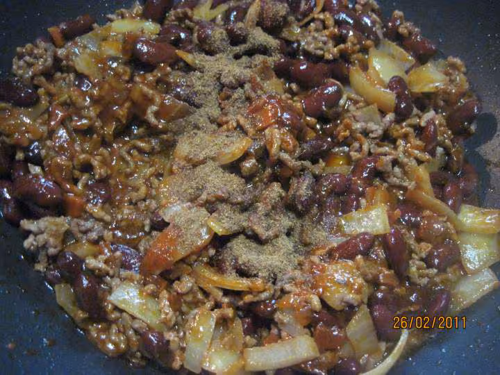 Chili con carne maison au massale