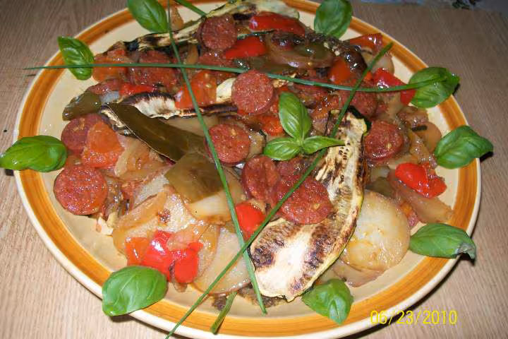 Chorizo aux 5 legumes de saison