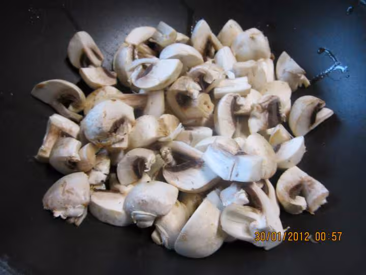 Chorizo aux champignons