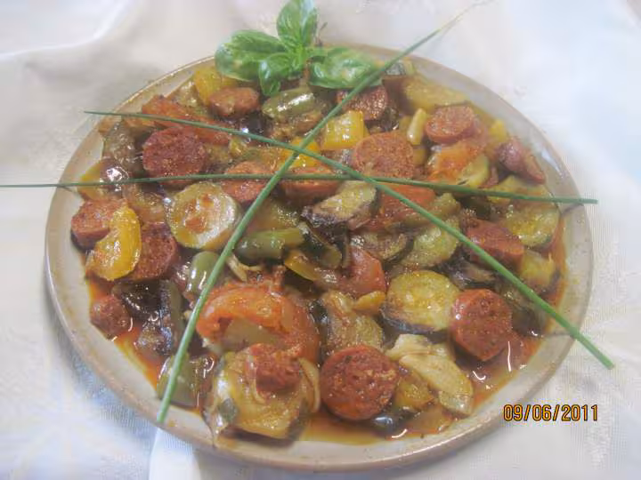 Chorizo aux legumes de saison