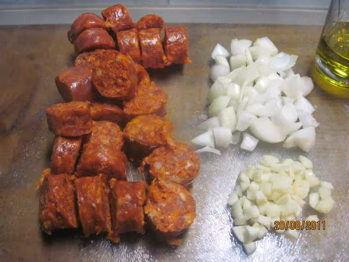 Chorizo aux pommes de terre d auvergne