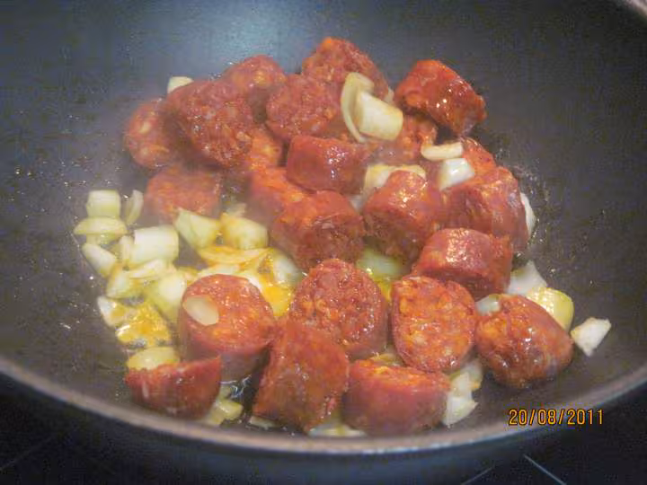 Chorizo aux pommes de terre d auvergne