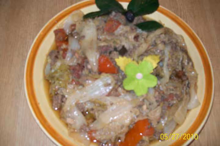 Chou chinois au boeuf