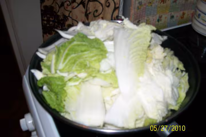 Chou chinois au boeuf