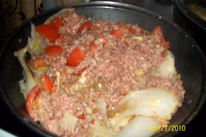 Chou chinois au boeuf