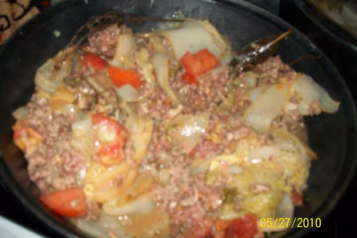 Chou chinois au boeuf