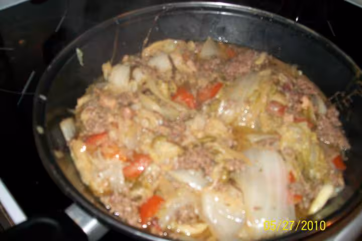 Chou chinois au boeuf