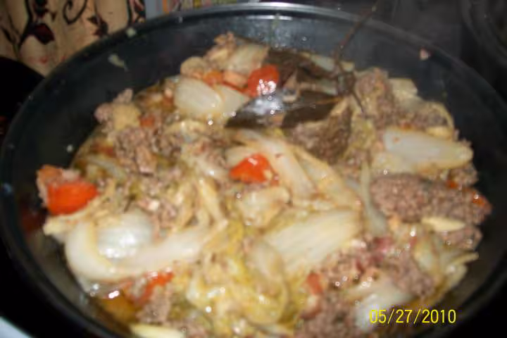 Chou chinois au boeuf