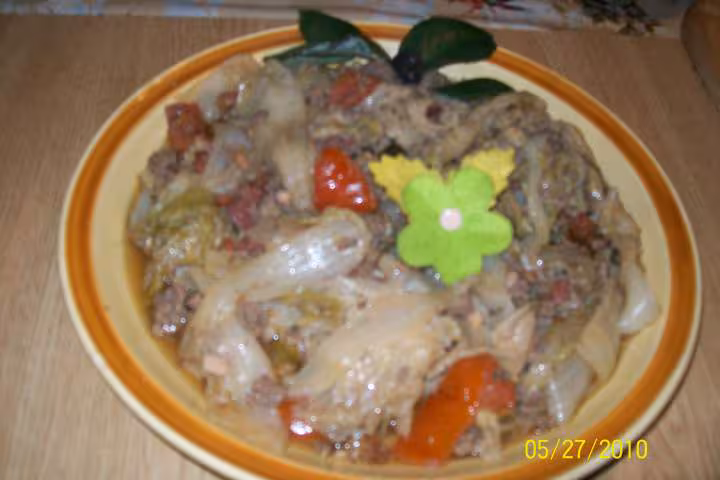 Chou chinois au boeuf