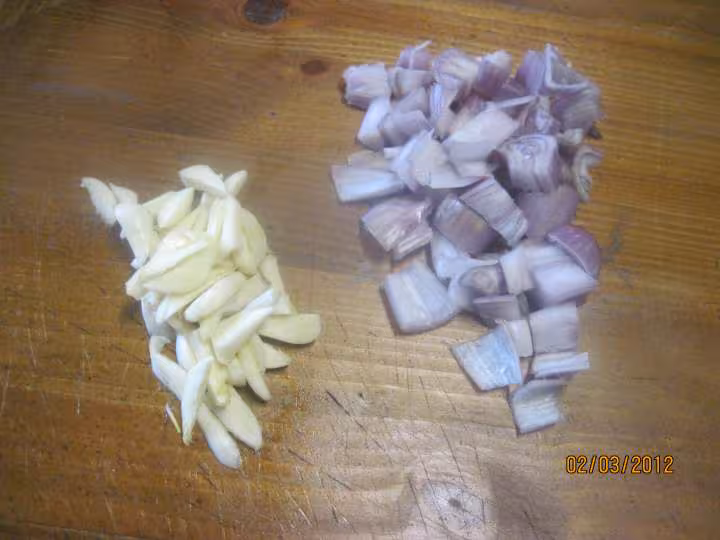 Chou cima au spaghetti