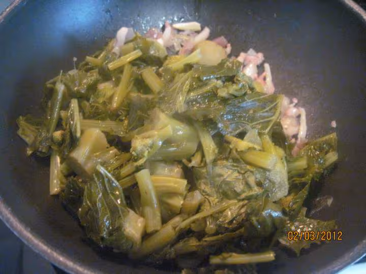 Chou cima au spaghetti