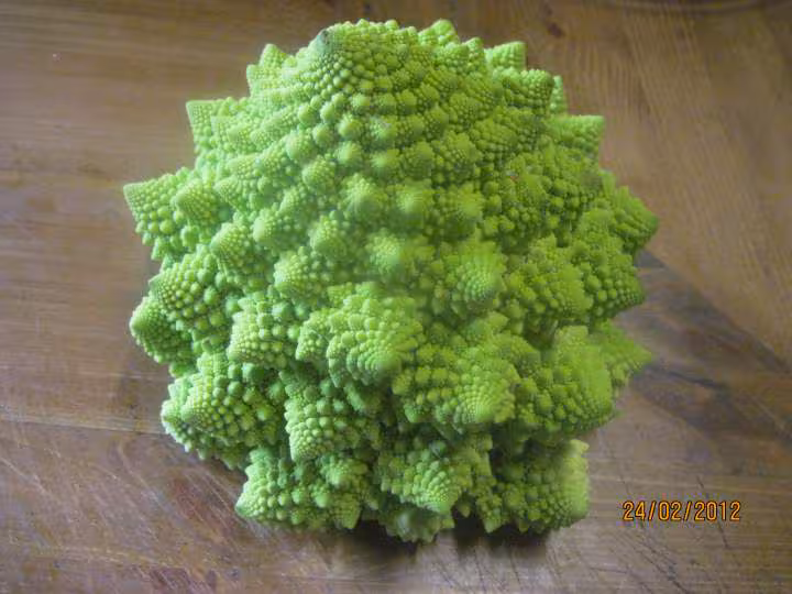 Chou romanesco aux lardons fumes