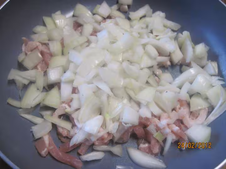 Chou romanesco aux lardons fumes