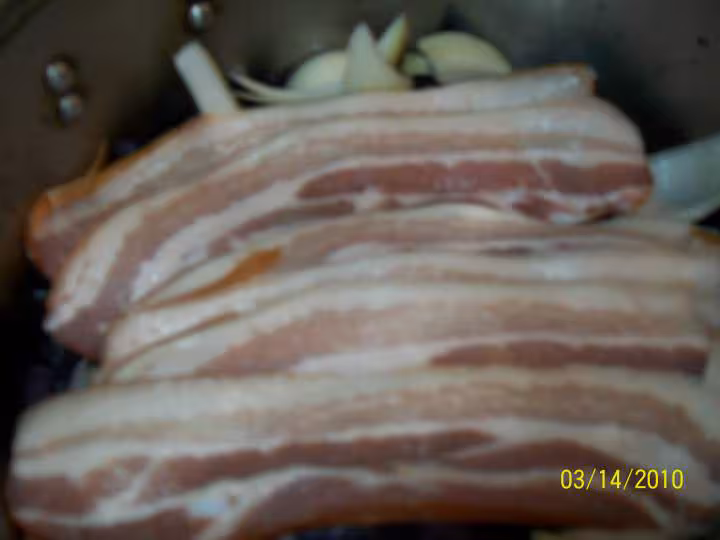Chou rouge aux saucisses de monbeliard