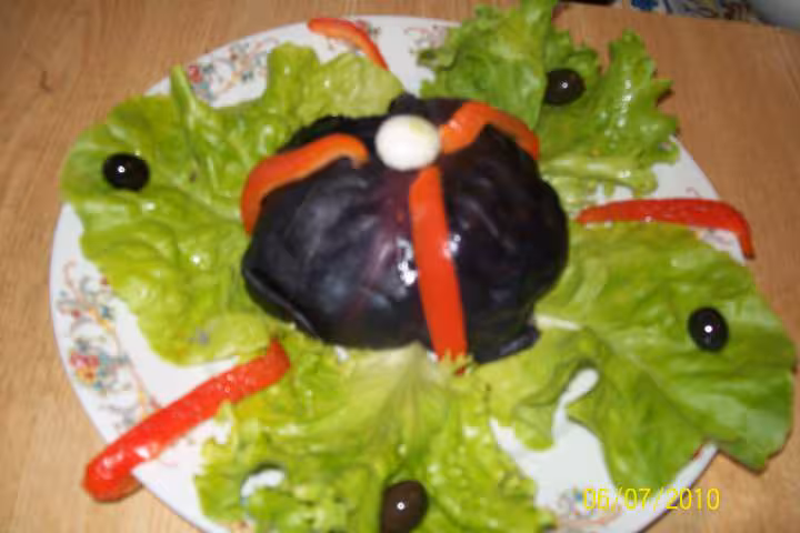 Chou rouge farci