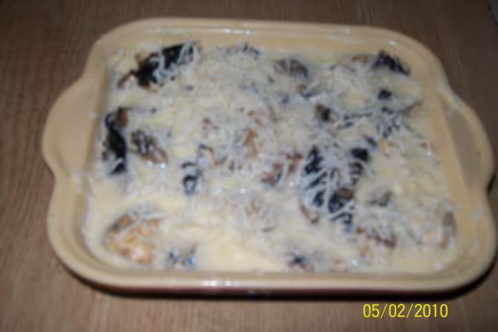Clafouti sale aux champignons