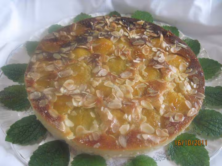 Clafoutis aux abricots et fromage de brousse