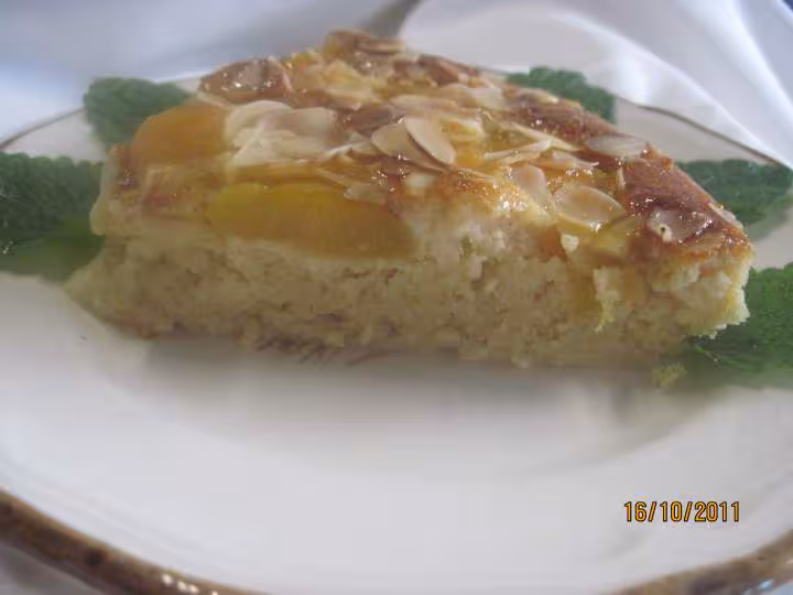 Clafoutis aux abricots et fromage de brousse