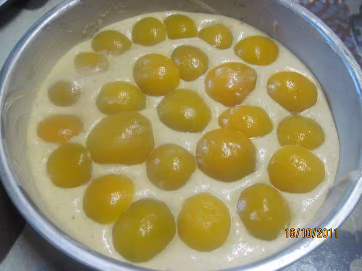 Clafoutis aux abricots et fromage de brousse