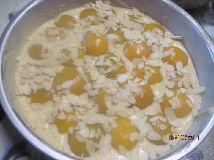 Clafoutis aux abricots et fromage de brousse