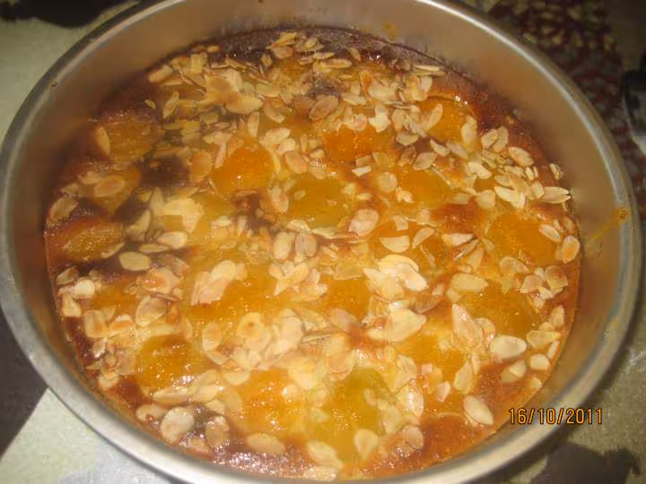Clafoutis aux abricots et fromage de brousse