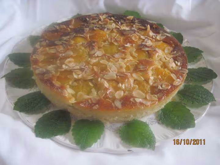 Clafoutis aux abricots et fromage de brousse