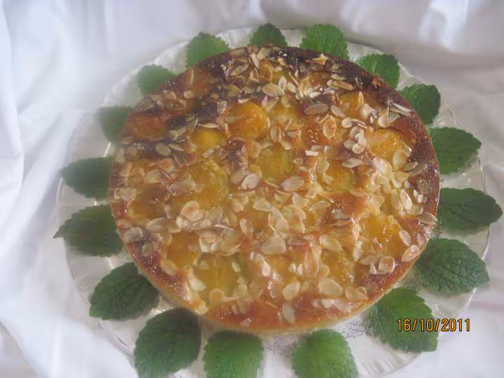 Clafoutis aux abricots et fromage de brousse