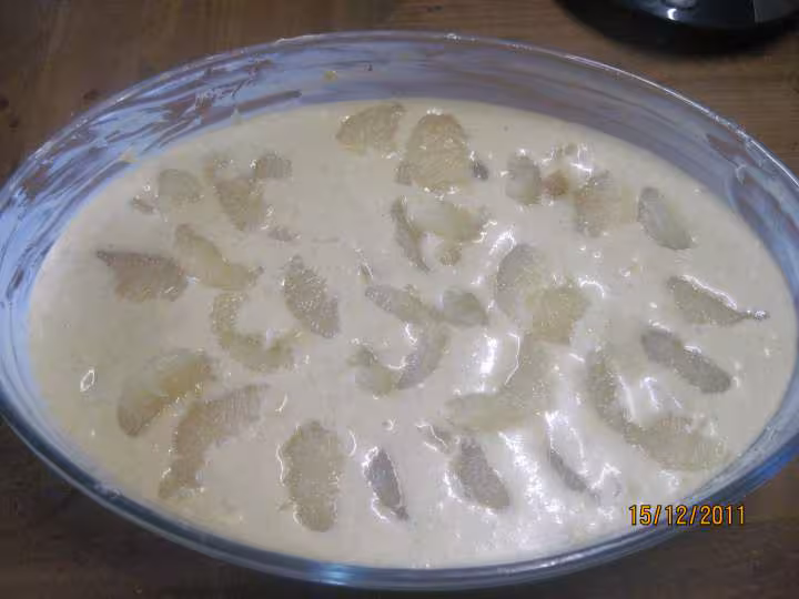 Clafoutis aux agrumes de pamplemousses