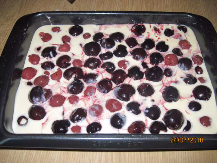 Clafoutis aux cerises noires