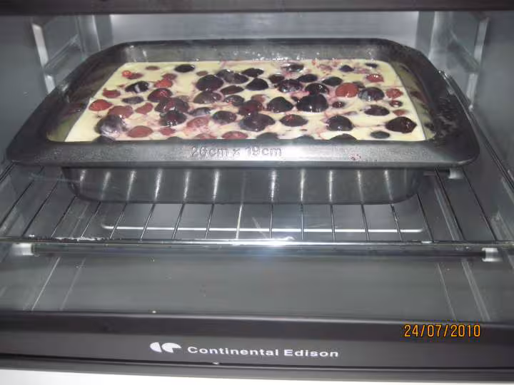 Clafoutis aux cerises noires